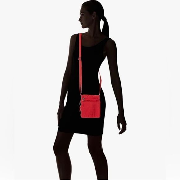 KIPLING El Dorado Small Crossbody Small Bag Purse in Very Berry Nylon - Picture 13 of 13